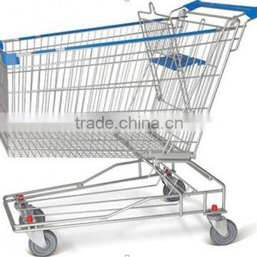 RH-SA210 210L 1040*585*1040mm 5''PU Wheel Unfolding Asia Shopping Cart