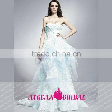 HT51 New Fashion Sexy Backless Off The Shoulder Long Dress Prom Sweetheart Applique Lace Vestido Longo Formatura