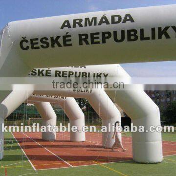 white inflatable advertising promotion arch finish arch