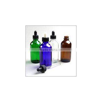 Blue Green Amber Clear Glass Essential Bottles With Dropper photo-1