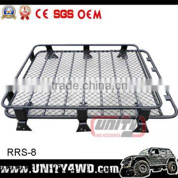 4x4 universal car roof rack with aluminum or steel power caoting