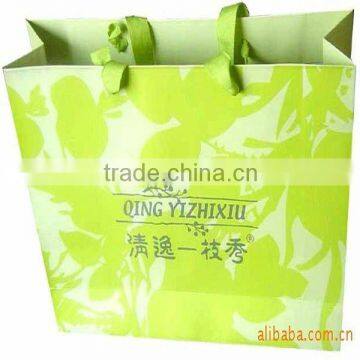 Graceful Shopping gift bag with ribbon