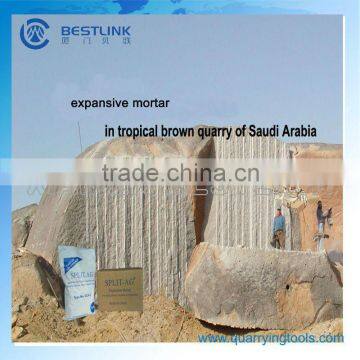 Hot sales Soundless Stone Cracking Powder widely used in India and Saudi