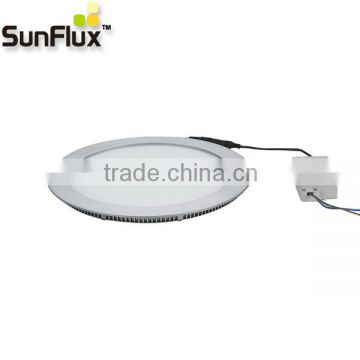 White 6 inches ceiling round led panel