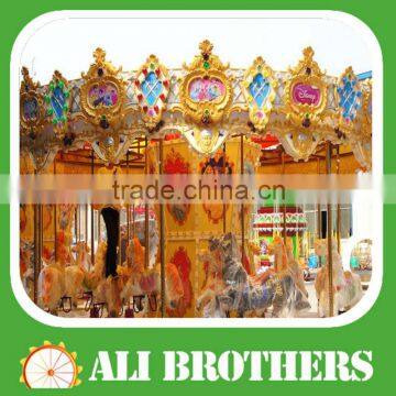 [Ali Brothers] Attractions Alibaba Fr Amusement Rides Kids Musical Carousel For Sale