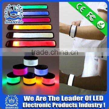 2016 New LED Fashion Slap Bracelet For Promotional Events