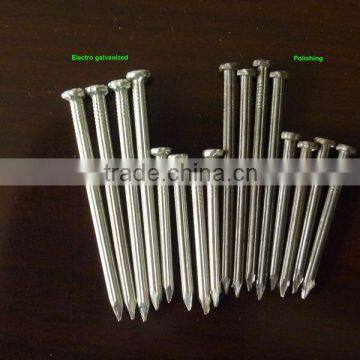 Galvanized vertical grooved concrete nail taiwan