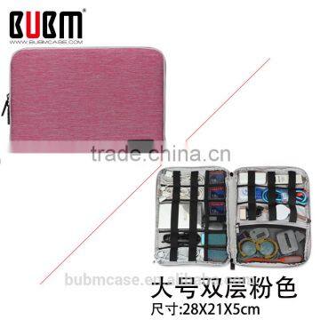 BUBM Travel Digital Organizer Cable Power Storage Bag USB Flash Drives Case photo-6