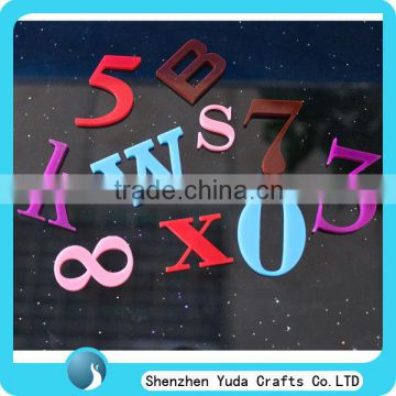 Manufacture high quality acrylic letters and numbers, acrylic plastic craft letter