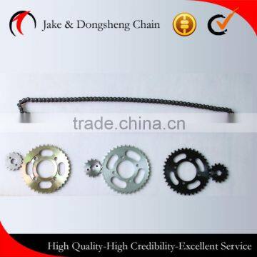 Motorcycle Sprocket Fine Blanking Wave125 Rear Sprocket Chain Drive Sproccket 428H/520/530 Golden Chain and Sprocket photo-4