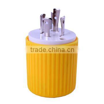 US twist-lock plugs and receptacles
