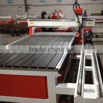 Hot Sale Hobby 4 Axis Wood Cnc Router With Rotary for 2015 photo-2