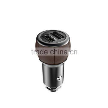 High Sales Colorful Safety 5V 2.4A Genuine Leather Car Charger photo-4