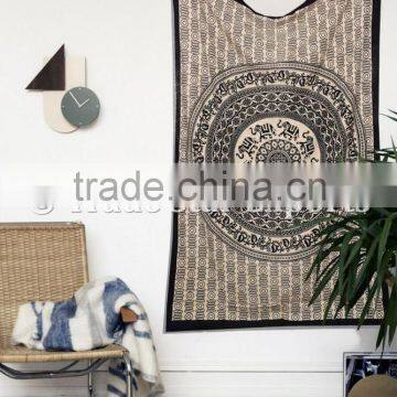 Twin Ethnic Elephant Mandala Boho Wall Art Hippie Home Decorative Wall Hanging Tapesry