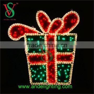 Multi style 2D led garland pole motif lights for outdoor pole decoration