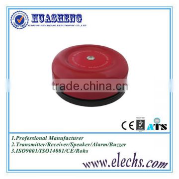 China huasheng professional 6 inch IP55 warning bell