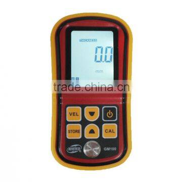 Digital Ultrasonic Thickness Meter Tester Gauge Metal Tester 1.2-220mm GM100