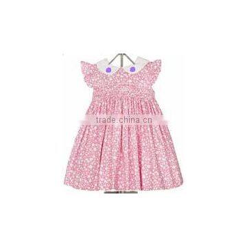 toddler girls pink floral smocked dress little girls dresses