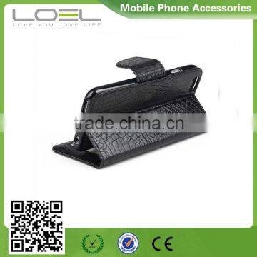 crocodile PU leather wallet for iphone 6 case