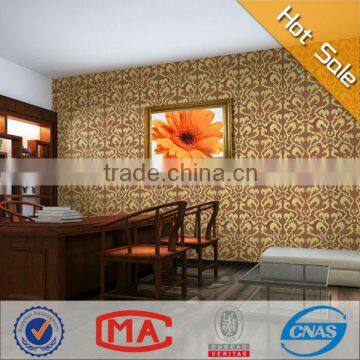 resistance to acid and alkali gold and red glass mosaic guangzhou beautiful mosaic patterns Damasco Oro Rosso tiles for wall