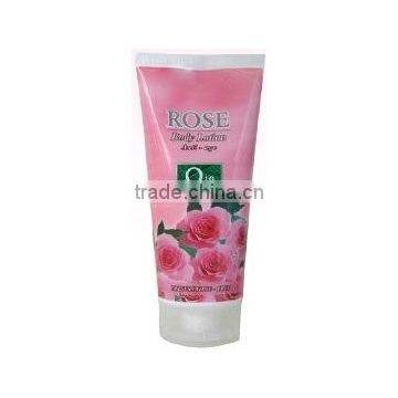 Body Lotion "ROSE" with Q10 and rose oil, 200 ml., Paraben free, Made In EU, Private Label Available