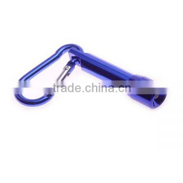 mini aluminium torch with carabiner