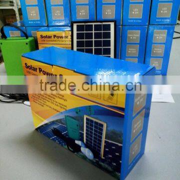 Small Solar Home System 3w Solar Panel Kits photo-5