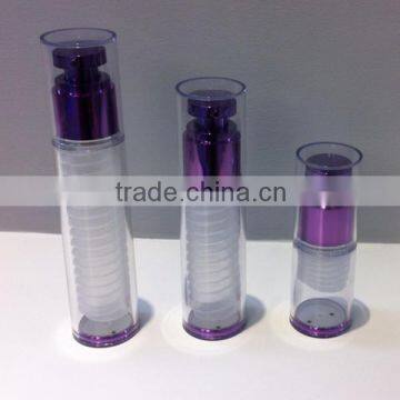 2014 new style airless cosmetic bottle vacuum bottle with pump