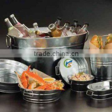 12" x 3" Natural Galvanized Tub