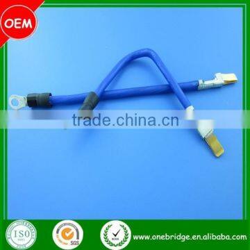 Auto circular connector and terminals welding cable