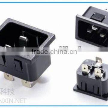 Hot selling  IEC C20 industrial power socket UPS connector power outlet for PDU, C20 male connector