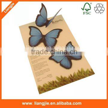Die-cut Sticky Note Butterfly Shape Sticky Pad photo-3