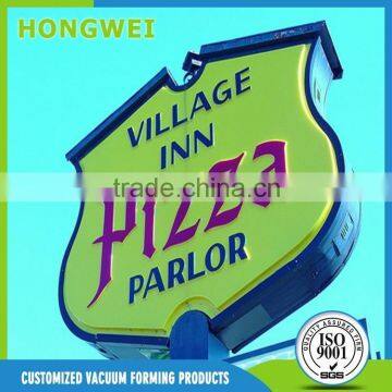 Customized Thermoforming Thick Blister Signboards Factory
