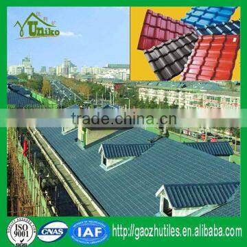 green long service life 1050mm discount thatch synthetic tile roofing for house