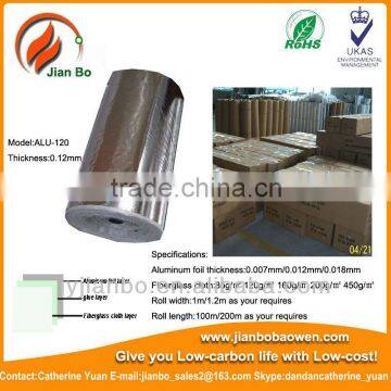 Aluminum foil fiberglass cloth 260g pipe insulation