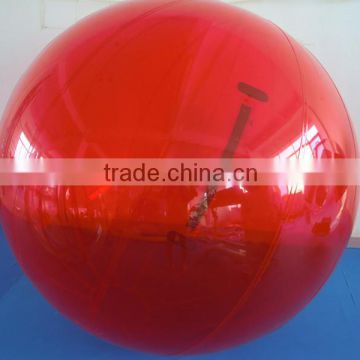 red color water walking ball for good sale, inflatable colorful water balls