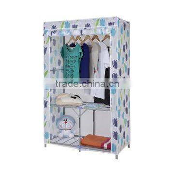 Bedroom Furniture Fashion New Style Clothes Wardrobe with Fabric Cover