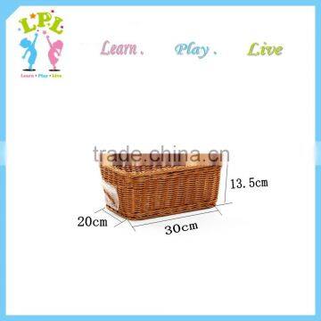 Hot Sale High Quality pp Material Custom Size Plastic Wicker Basket for Sale photo-2