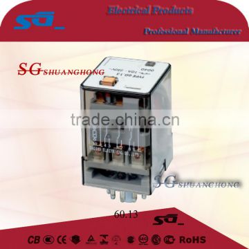 60.13 12A/6A 24VDC finder relay ,220v electric relay