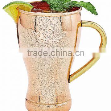 bpa free Manufacturer Moscow Mule Copper Cocktail Glass , Mock tail Glass , Ice Cream Glass