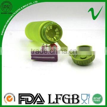 Food Grade Clear Empty Cylinder Water PCTG 400ml Plastic Bottle photo-3