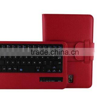 Litchi Pattern Wireless Mini Bluetooth Keyboard for Samsung TABS 8.4inch T700/705-SA04 photo-6