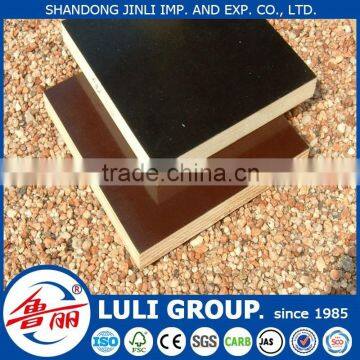 LULI GROUP best quality 9mm melamine glue black film faced plywood since 1985