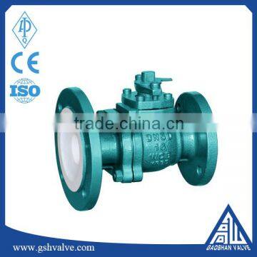 Carbon Steel Chemical Resistant Ball Valve Ptfe Lined photo-2