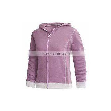 ladies hoodies /womens full zipper kangaroo pocket Hoodie / Custom Zip Hoodies