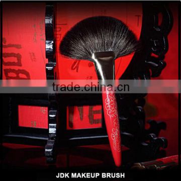 12 pcs cosmetic brush kit China wedding foundation brush set wood makeup brushes red box