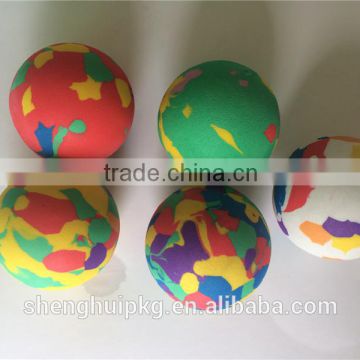 60mm mix color EVA toy small foam balls soft foam ball cat toy foam balls