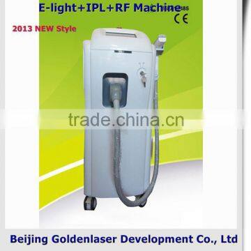 590-1200nm 2013 Exporter Beauty Salon Equipment Diode Laser E-light+IPL+RF Machine 2013 Micro Current Slimming Machine Chest Hair Removal