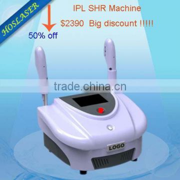 Hot selling!! factory price,ce approval shr promotion ipl machine for fast hair removal