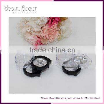 New Round 3cells Eyeshadow Empty Makeup Palette photo-5